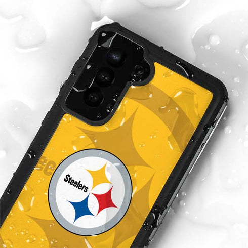 NFL Pittsburgh Steelers Double Vision Galaxy S24 Plus Waterproof Case